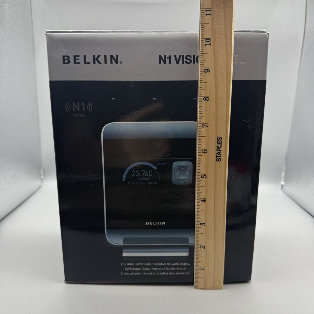 Belkin N1 Vision Wireless Router with Interactive Network Display F5D8232tt4